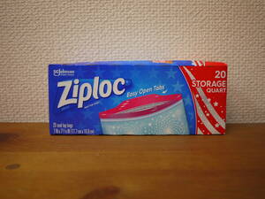 NY/新/即☆Ziploc/20 Storage Quart☆ サマープリント ジッパーバック 20枚