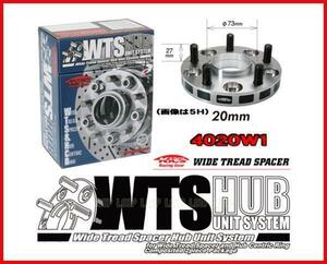 ハブ54付キックスワイドトレッドスペーサー20mm4H-100（1.5) 4020W1-54