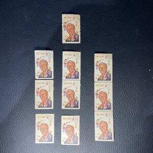 未使用　WALT　DESNEY　1968記念切手　10枚セット　デッドストック　ウォルト　ディズニー　X614