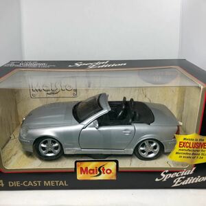 1/24 MaistoマイストSpecial Edition#31942 メルセデスベンツSLK 金属ダイキャスト完成品 Mercedes Benz