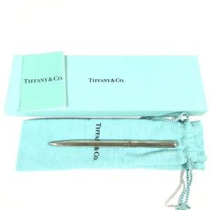 【ティファニー】本物 TIFFANY&Co. ボールペン スターリングシルバー925 インク有り 筆記具 文房具 メンズ レディース 保存袋 箱 送料520円