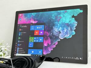 【良品 12.3インチ】Microsoft Surface Pro 6 model:1796『Core i5(8350U) 1.7Ghz/RAM:8GB/SSD:128GB』Wi-Fi Win10 動作品