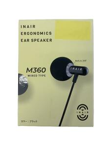 INAIR◆イヤホン/INAIR M360 BK