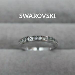 【匿名配送】SWAROVSKI スワロフスキー リング 指輪 9号 ストーン 3