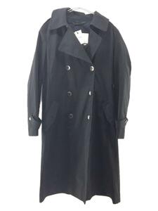 MAX MARA STUDIO◆コート/40/ポリエステル/BLK/60210517