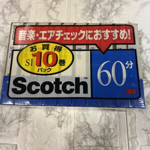 Scotch カセットテープ S1 60 Live sound ノーマルポジション 10巻パック　年代物