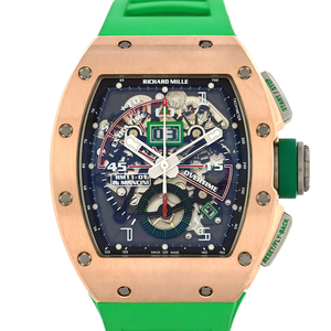 リシャールミル（RICHARD MILLE）RM11-01 AN RG オートマティック ワインディング フライバッククロノグラフ ロベルトマンチーニ 腕時計