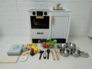 BRIO ブリオ キッチン おもちゃ まとめて キッチン用品 玩具 おままごと 野菜 まな板 イケア 鍋 ヘラ