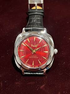 ヴィンテージ　ピアジェ PIAGET 手巻き メンズ 腕時計17jewels 1980代 スイス製　再生品