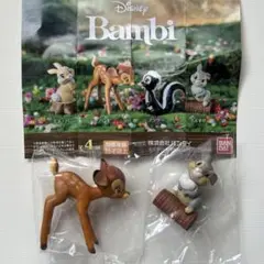 バンダイ ガシャポン ならぶんです。Bambi  バンビ&とんすけ