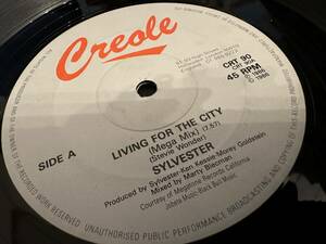 12★Sylvester / Living For The City / シンセ・ポップ・ディスコ！Stevie Wonderのカバー！！