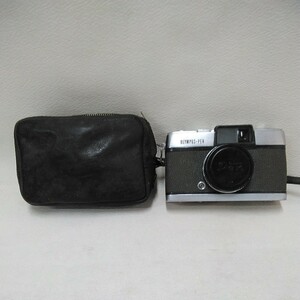g_t X052 フィルムカメラ 昭和レトロ　オリンパス　フィルムカメラ　「OLYMPUS -PEN (現状品)」ケース付き　未確認品
