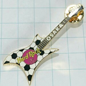 送料無料)Hard Rock Cafe サッカーボール ギター ハードロックカフェ ピンバッジ PINS ブローチ ピンズ A22985