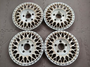 16inch BBS RS035 2枚 RS037 2枚 pcd 5×114.3 旧NISSAN用ハブ径73mm faces for sale NISSAN Y31 シーマ セドリック グロリア 等に 