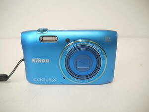 580 Nikon COOLPIX S3600 NIKKOR 8x WIDE OPTICAL ZOOM VR 4.5-36.0mm 1:3.7-6.6 ニコン クールピクス バッテリー付 デジカメ コンデジ