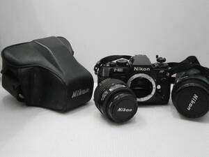 391　Nikon ニコン ボディ F-501 レンズ AF NIKKOR 35-70mm 1:3.3-4.5 70-210mm 1:4 フィルム 一眼　ジャンク品