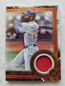 【10/35】2022 Topps Museum Collection Game-used Patch Card Jason Hayward ジェイソン・ヘイワード 35枚限定