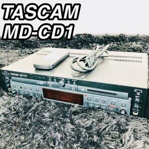 TASCAM MD-CD1 コンビネーションデッキ プレーヤー リモコン付属 タスカム MD CD再生　ダビング機能
