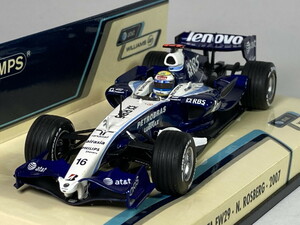 ウィリアムズ トヨタ Williams-Toyota FW29 N.Rosberg 2007 1/43 - ミニチャンプス Minichamps