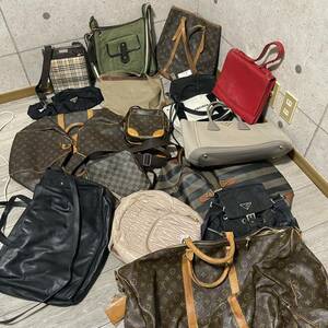 1円 ブランドバッグ LOUIS VUITTON PRADAプラダ BALENCIAGA バレンシアガ LOEWE ロエベ FENDI フェンディ miu miuミュウミュ ジャンク品