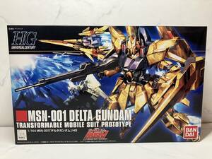 新品未組立【HGUC 1/144】MSN-001 デルタガンダム 機動戦士ガンダムUC MSV ユニコーン 百式 ガンプラ バンダイ