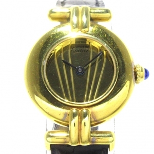 Cartier(カルティエ) 腕時計 マストコリゼヴェルメイユ 590002 レディース 革ベルト/925 ゴールド
