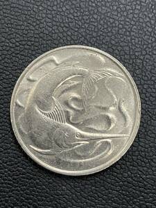 シンガポール 20セント 外国コイン 1984年