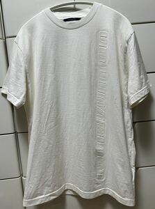 LOUIS VUITTON エンボス LV Tシャツ ルイヴィトン 白 M ホワイト シャツ カットソー モノグラム ロゴ ルイ ヴィトン グラディエント