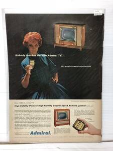 1958年9月15日号【GENERAL ELECTRIC ジェネラルエレクトリック/掃除機】ライフLIFE誌 広告切り抜き アメリカ買い付け品used50s 家電