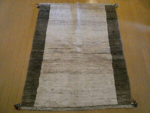 ギャッベ◆ペルシャ絨毯◆アンティーク 家具◆北欧◆骨董◆茶道 華道◆ １３２×１０７ｃｍ
