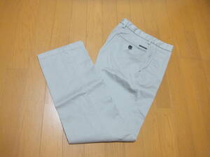 未使用 保管品◎BURBERRY LONDON/バーバリー ロンドン Slim Chino Trousers/スリムチノ ドレスチノ ベージュ 三陽商会 国内正規品/W78