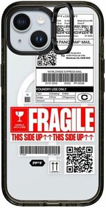 送料無料 新品 CASETiFY インパクトリングスタンド MagSafe対応 iPhone 15 ケース クリア ブラック ケースティファイ B195