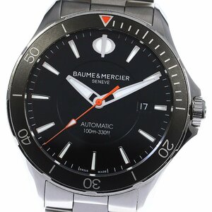 ボーム＆メルシェ Baume & Mercier M0A10340 クリフトンクラブ デイト 自動巻き メンズ 箱・保証書付き_805238