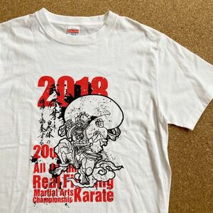 【未使用】空手　Martial Arts Karate Tシャツ　Mサイズ 白　