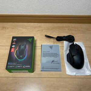 極上品 Razer BASILISK V3 RZ01-04000100-R3M1 ゲーミングマウス 有線 RGB バジリスク レイザー 