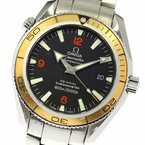 オメガ OMEGA 2209.50 シーマスター600 プラネットオーシャン デイト 自動巻き メンズ 箱・保証書付き_803484