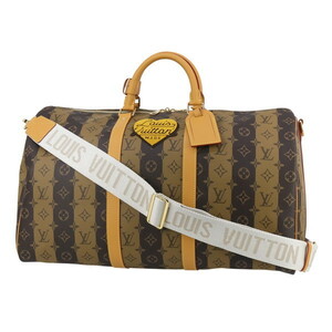 ルイヴィトン LOUIS VUITTON ボストンバッグ メンズ M45967 キーポル バンドリエール 50 モノグラムストライプ NIGO h-c143