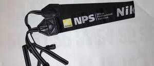Nikon、NPSカメラ用ストラップ希少品「ストラップの裏地が、スェードの素地製」代理入札不可＆離島不可＆日本人限定