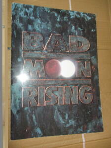 ツアー・パンフレット 　バッド・ムーン・ライジング Bad Moon Rising JAPAN TOUR 1991年　カル・スワン ダグ・アルドリッチ　 