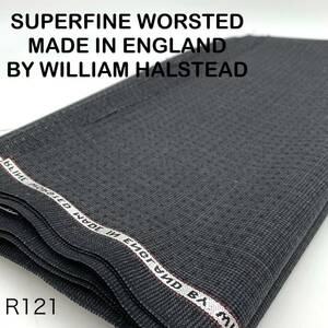 R121-3m SUPERFINE WORSTED MADE IN ENGLAND BY WILLIAM HALSTEAD ,