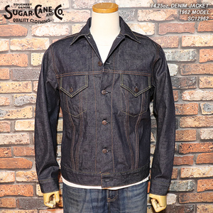 40【L】SUGAR CANE シュガーケーン 14.25oz. DENIM JACKET 1962 MODEL デニムジャケット Ｇジャン サード SC12962 東洋エンタープライズ