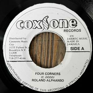 ★Jamaican R&B【Roland Alphonso - Four Corners / Lascelles & Dimples - Love Or Be Loved】新品7inch Studio One / Coxsone JA Reissue