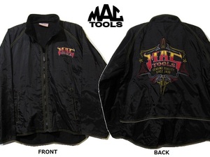 ★ ピンスト刺繍♪ マックツールズ MAC TOOLS コーチジャケット ★ ホットロッド　検(nhraレッドブルpiaaスナップオンtrdホンダgmシボレー)