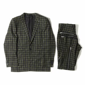 美品 Paul Smith ポールスミス セットアップ 近年モデル 1B テーラード ジャケット ボンテージ テーパード スラックス パンツ スーツ