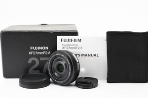 【未使用】 FUJIFILM フジノン XF 27mm F2.8 富士フィルム レンズ 元箱付 同梱不可 #2116233