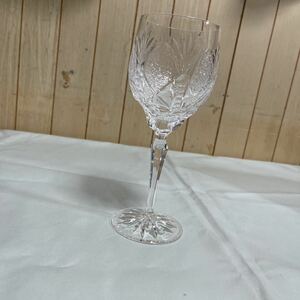 HOYAワイングラス　1個　クリスタル 高さ約21㎝　直径約8㎝　ウー10