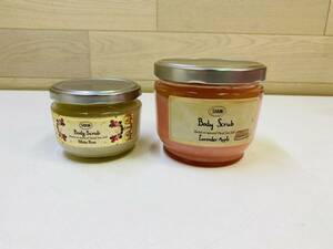 【未使用】SABON/サボン BODY SCRUB/ボディスクラブ ホワイトローズ320g ラベンダーアップル600g