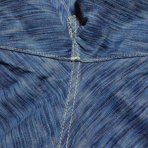少数限定生産　エターナル　W28　本藍　正藍　天然藍　スラブジーンズ　デニム　Natural indigo Hand Dyed　Denim jeans　サムライジーンズ