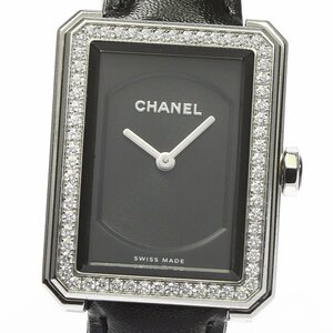 シャネル CHANEL H4884 ボーイフレンド ダイヤベゼル クォーツ レディース 保証書付き_744353【ev15】