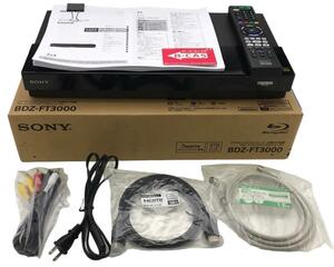 (004135)ソニー ブルーレイレコーダー/DVDレコーダー BDZ-FT3000